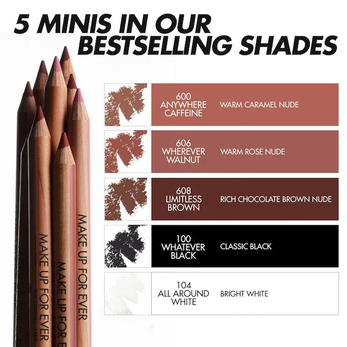 MAKE UP FOR EVER - Mini Artist Color Pencil Lipliner & Eyeliner Kit