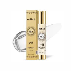 MALIAO 24K Gold Gel Matte Finish Oil-Free Primer - Flawless Base for Lasting Beauty
