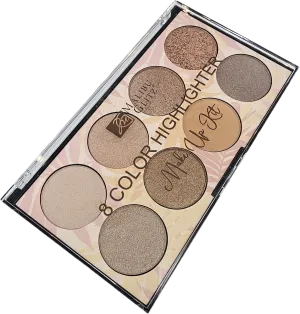 Malibu Glitz 8 Color Highlighter Palette