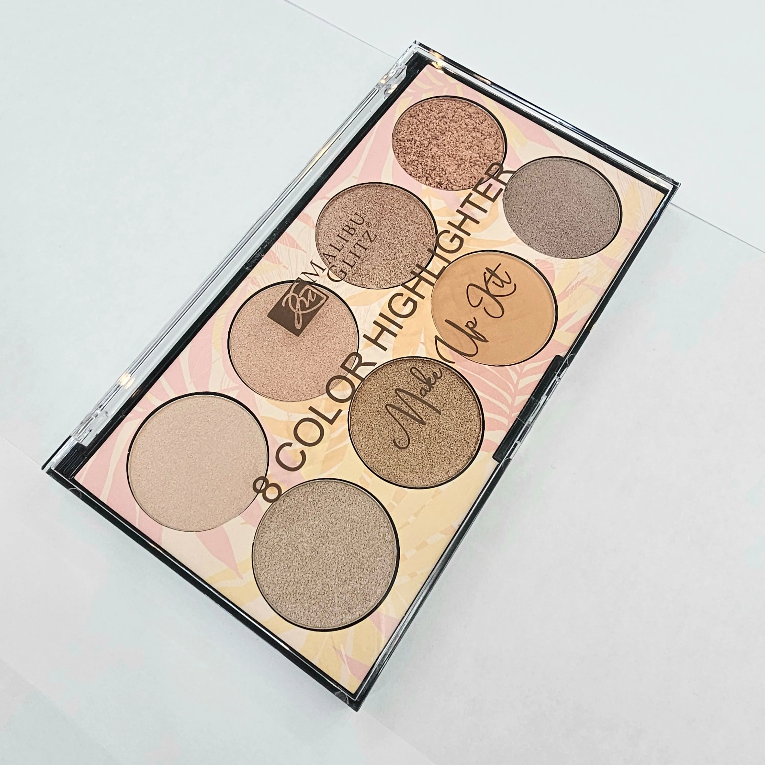 Malibu Glitz 8 Color Highlighter Palette
