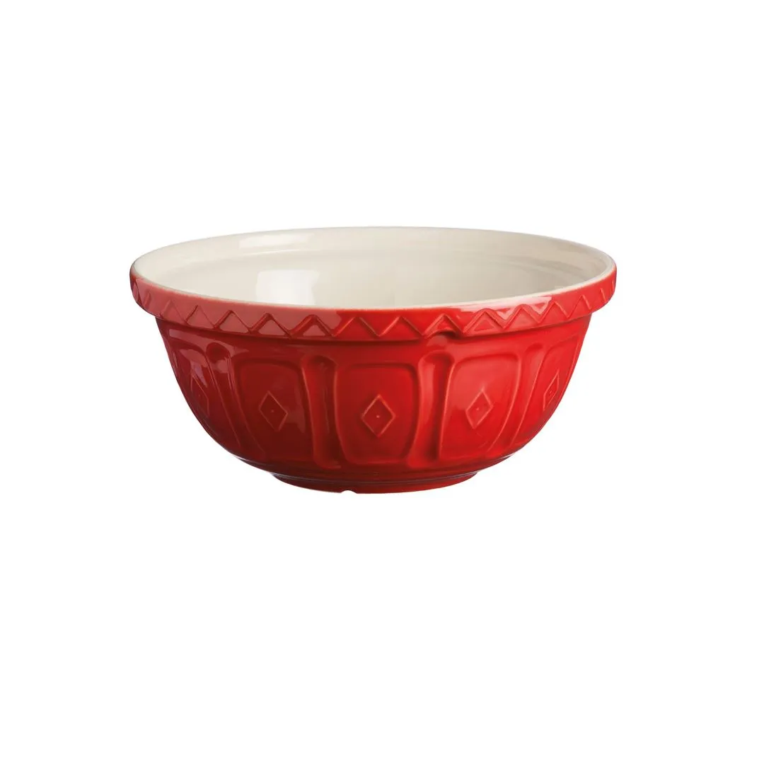 Mason Cash Colour Mix 9.5" Mixing Bowl, Red