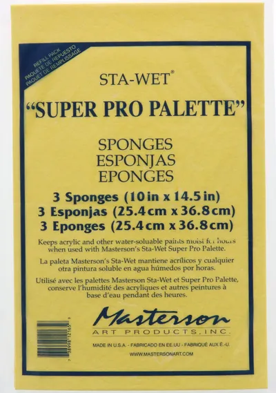 Masterson - Sta-Wet Super Pro Palette & Accessories 10"x 14.5"