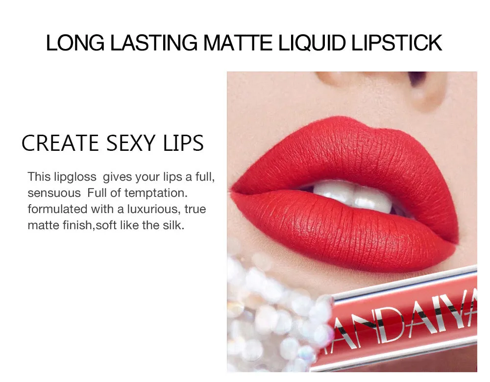 Matte Lip Gloss 6 pcs