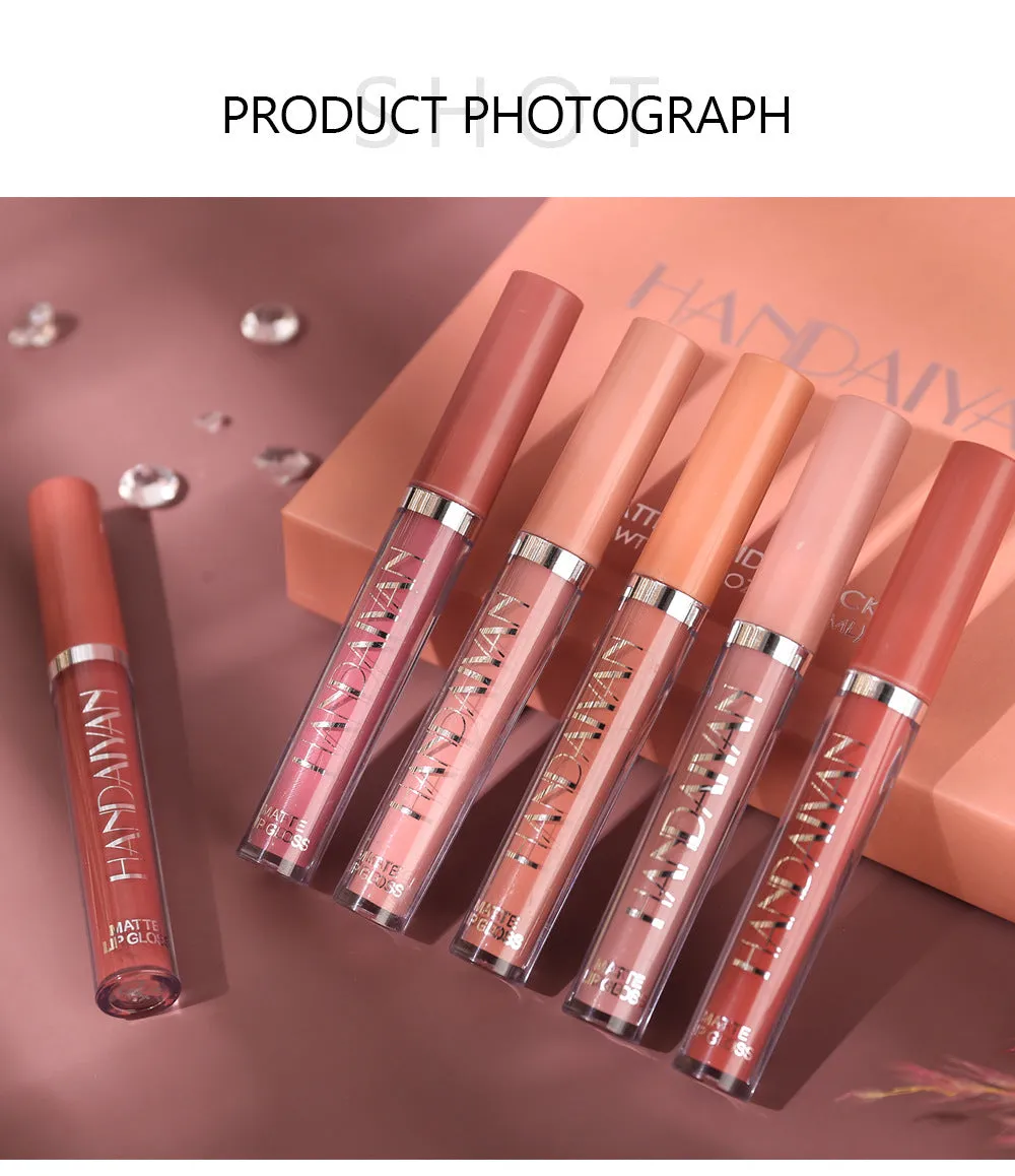 Matte Lip Gloss 6 pcs
