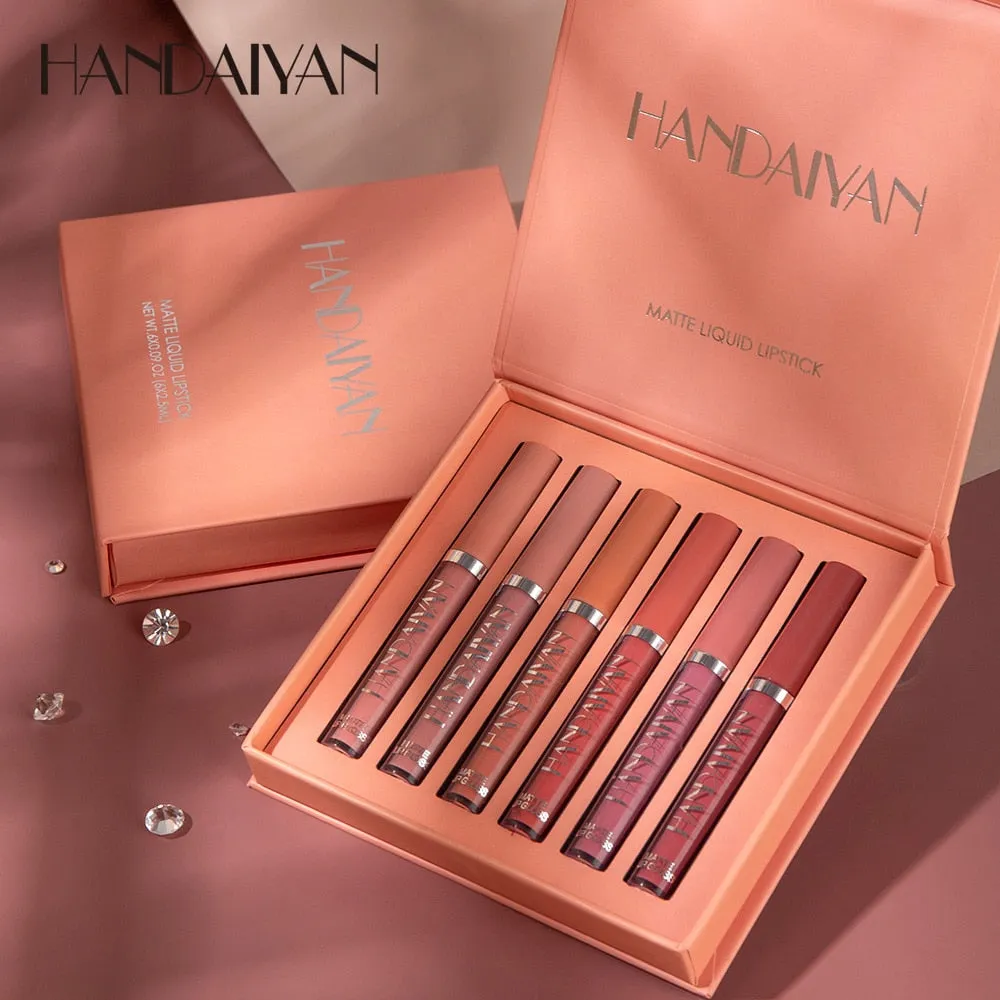 Matte Lip Gloss 6 pcs