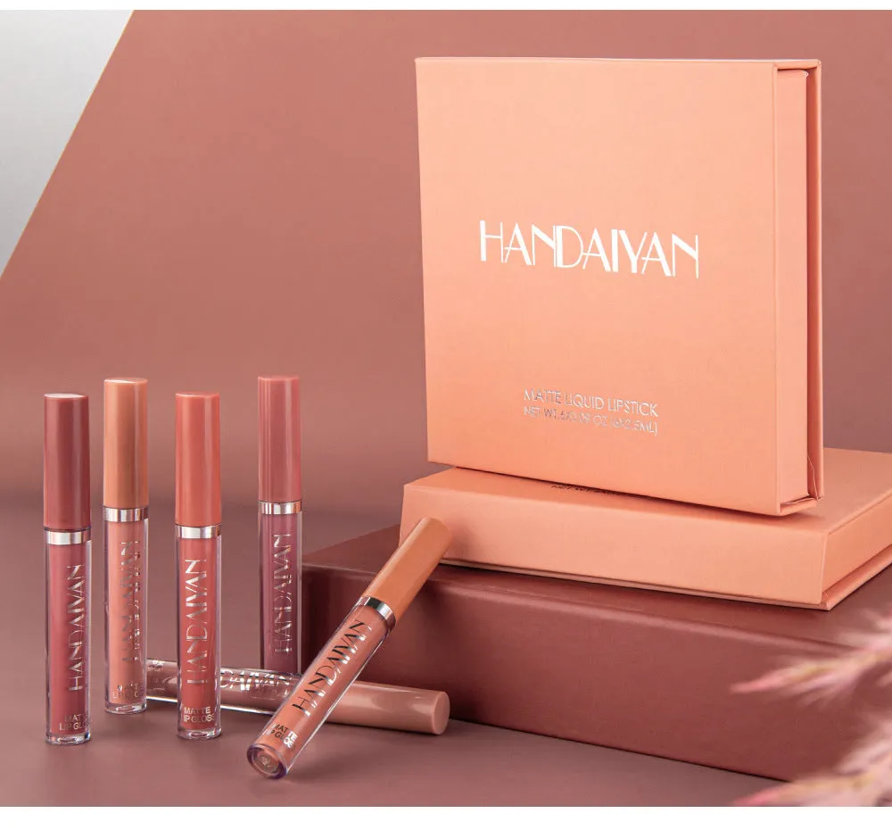 Matte Lip Gloss 6 pcs