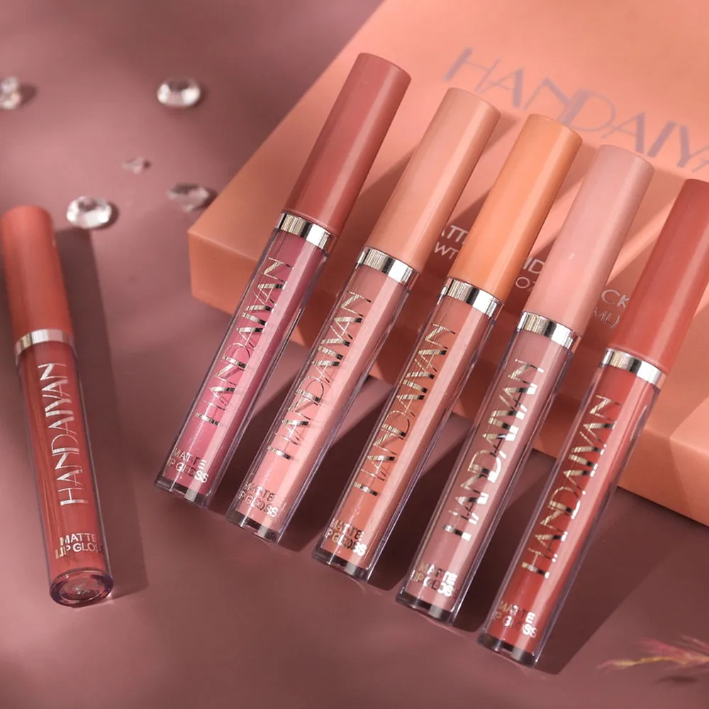 Matte Lip Gloss 6 pcs