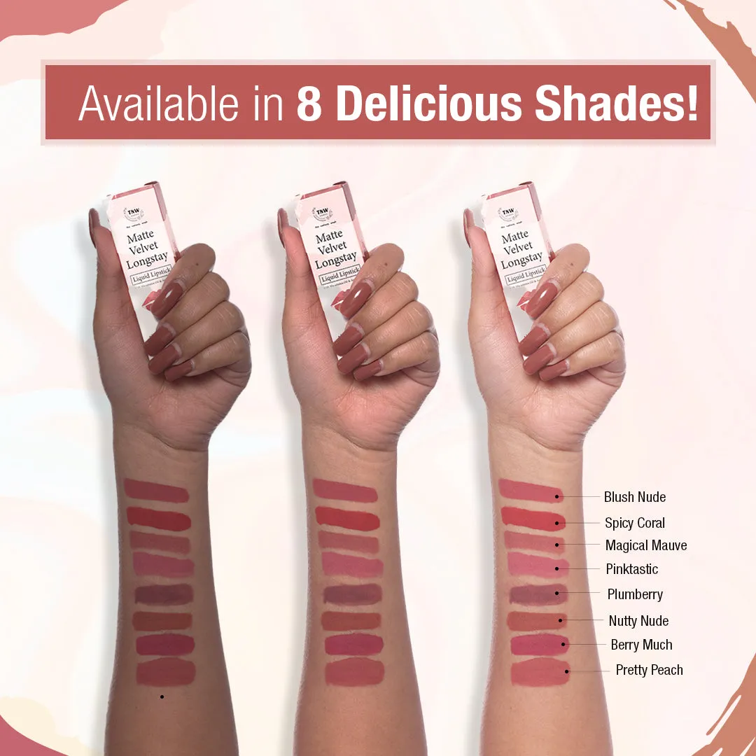 Matte Velvet Longstay Liquid Lipstick -