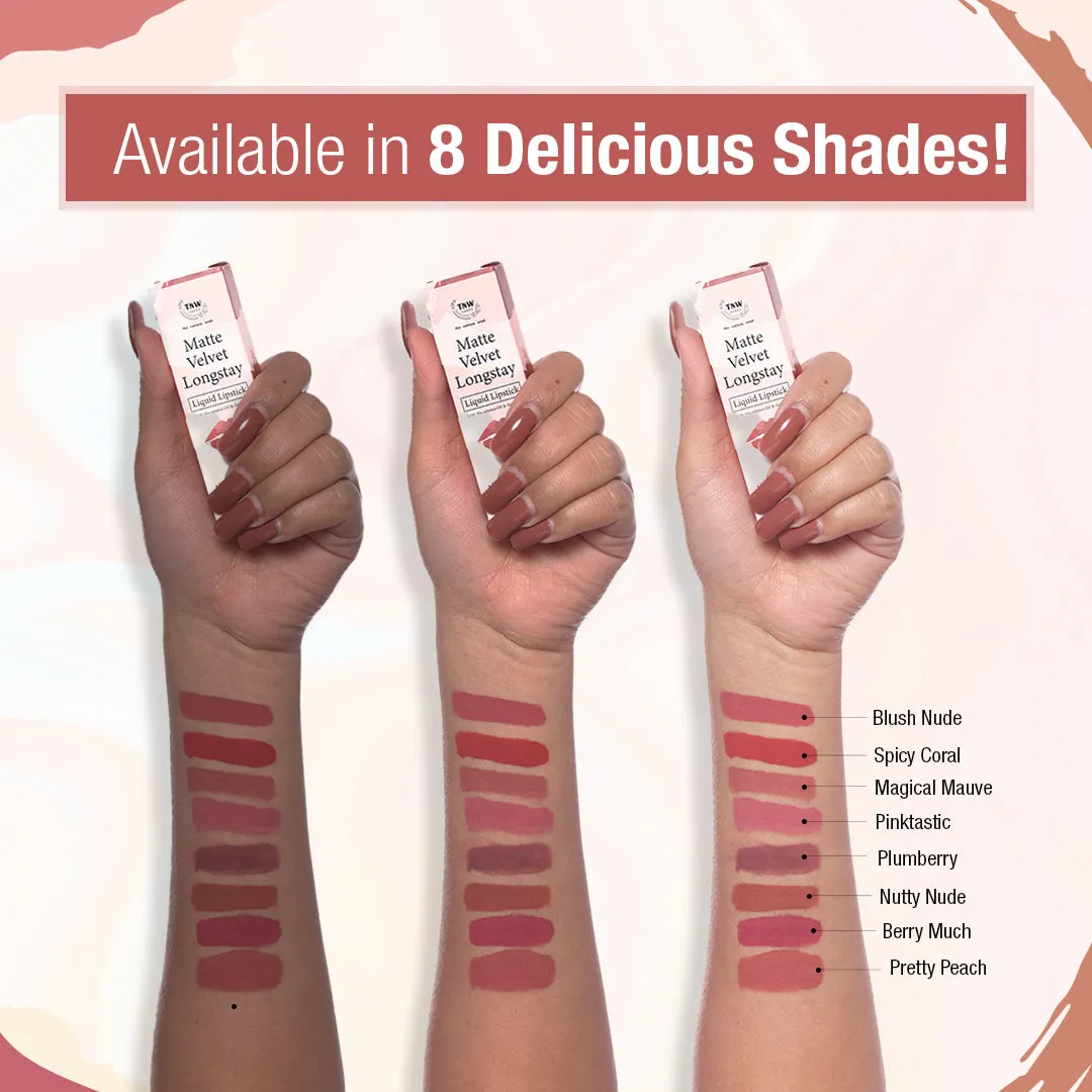 Matte Velvet Longstay Liquid Lipstick