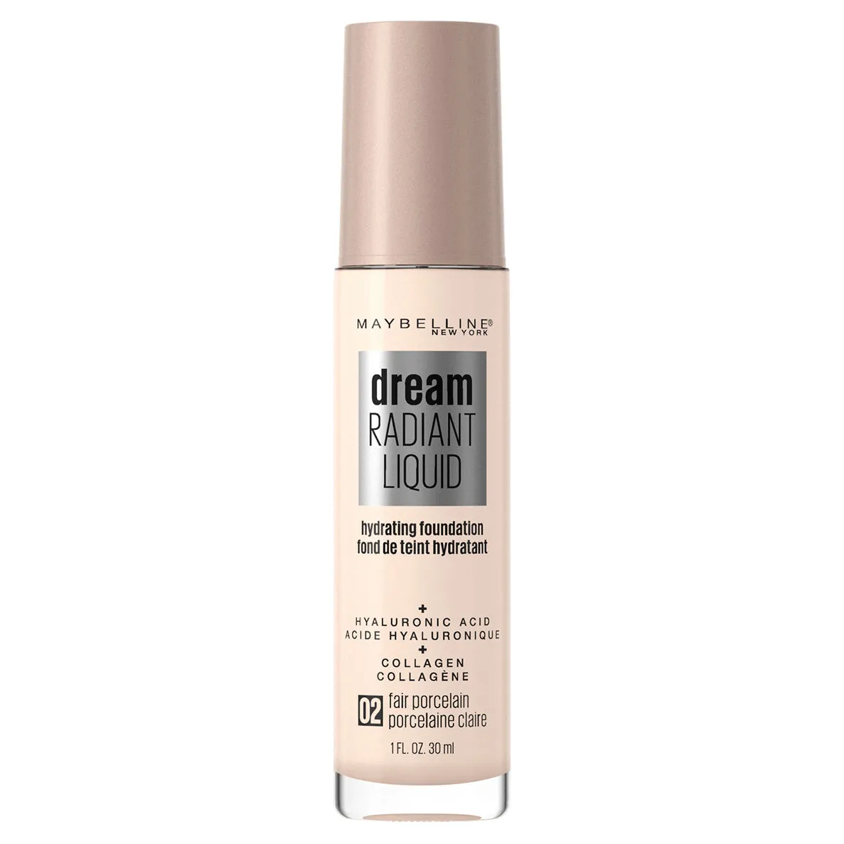 MAYBELLINE Dream Radiant Liquid Foundation - Fair Porcelain #02