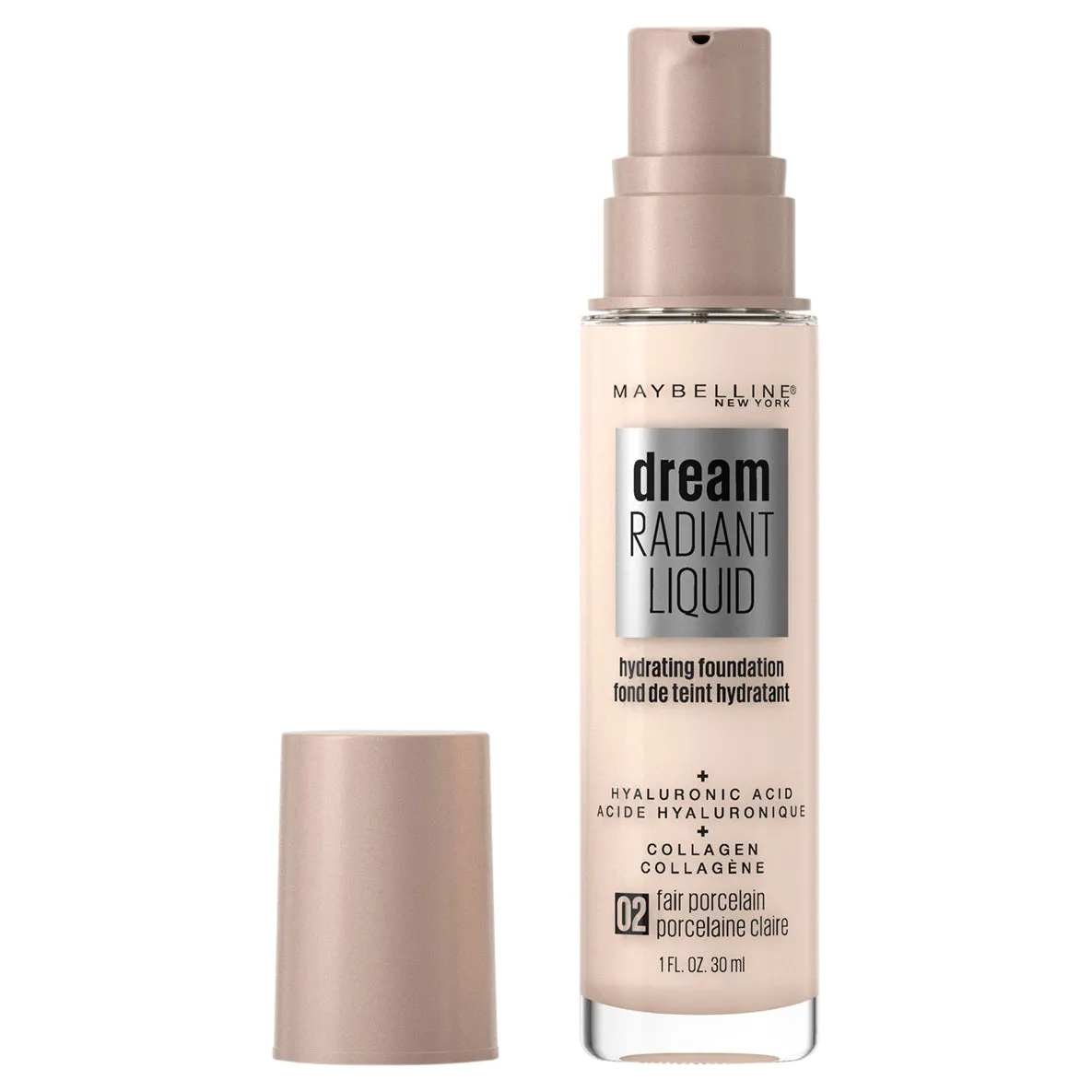 MAYBELLINE Dream Radiant Liquid Foundation - Fair Porcelain #02