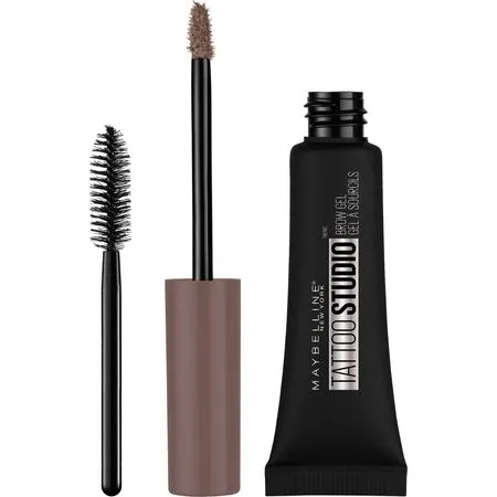 Maybelline Tattoo Studio Waterproof Eyebrow Gel Makeup, Medium Brown