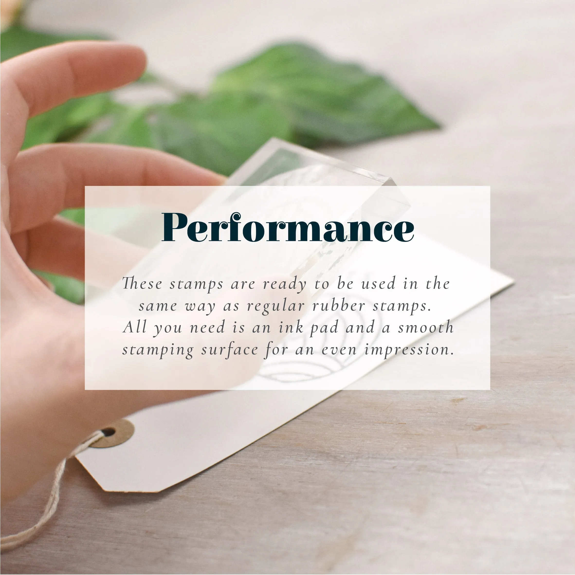 Memories Inside Handle With Care Rubber Stamp