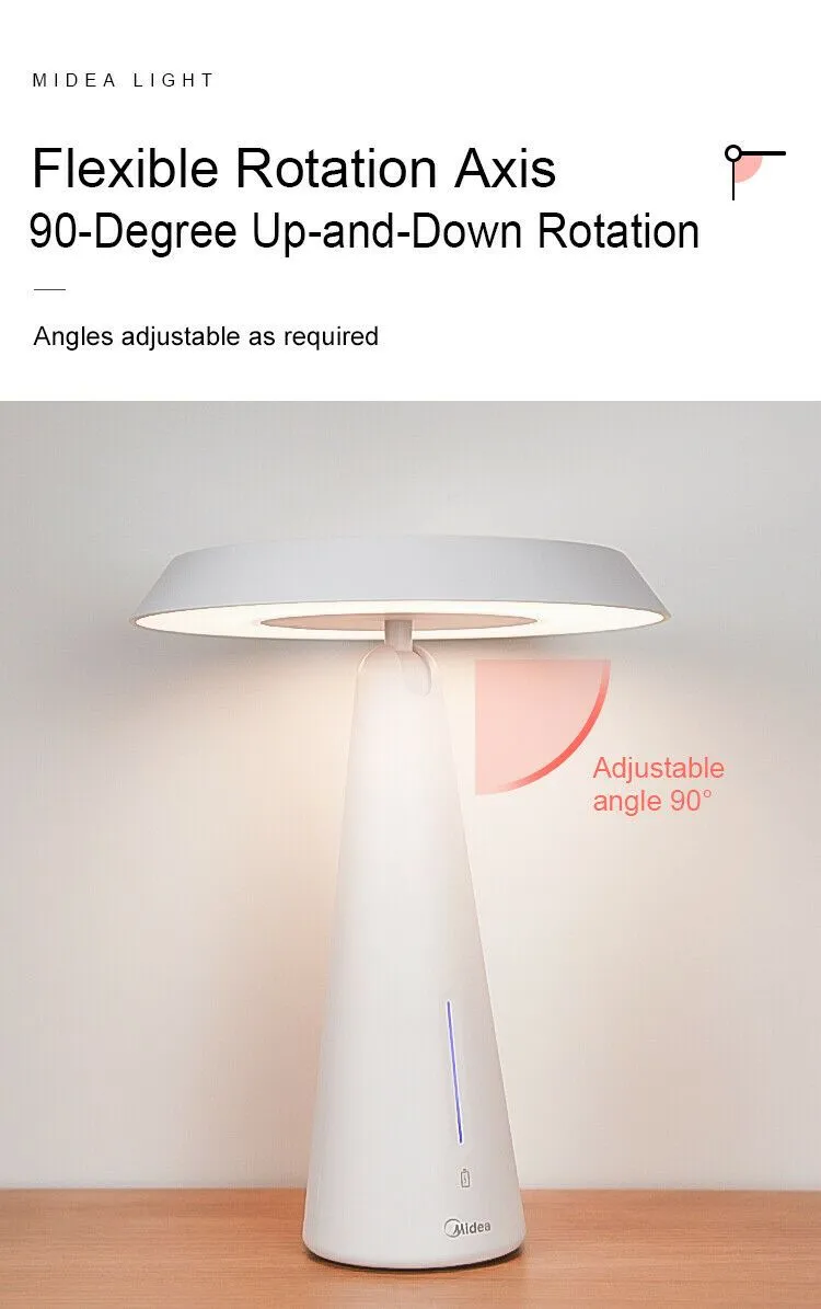 Midea LED Makeup mirror Tattoo Light Beauty Lamp Nails Makeup Portable USB MTD5-MK-12-K