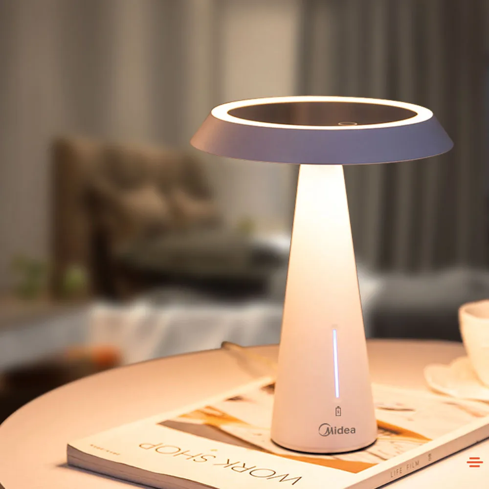 Midea LED Makeup mirror Tattoo Light Beauty Lamp Nails Makeup Portable USB-Pink MTD5-MK-12-Pink
