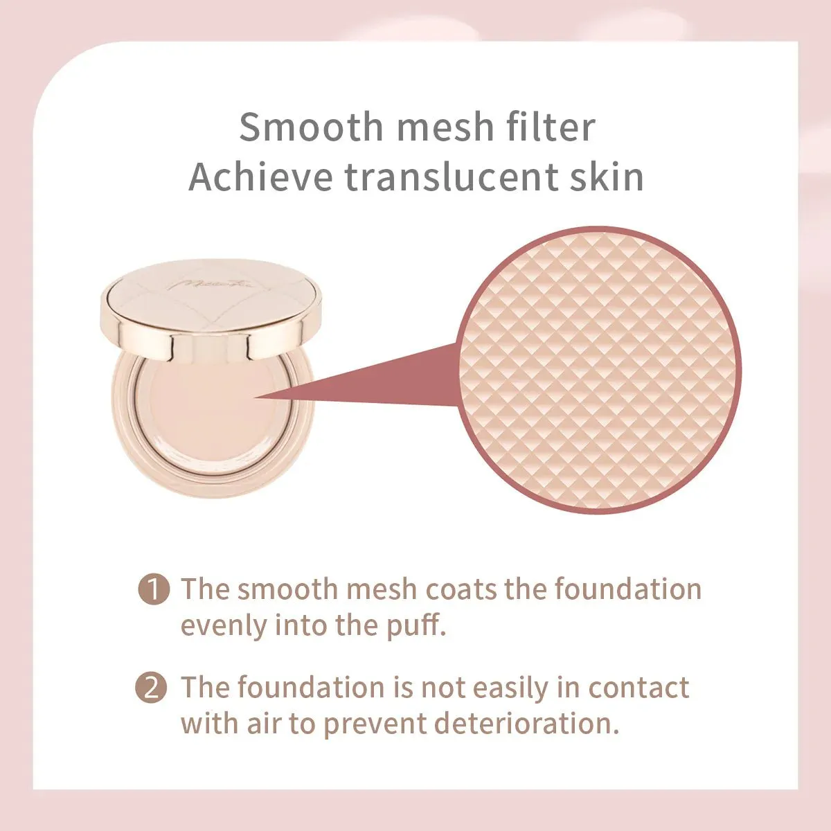 MILLEFEE Radiant Serum-In Cushion Foundation - BE30