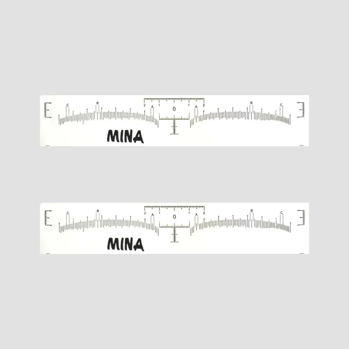 Mina Eyebrow Microblading Ruler (2 Pcs)