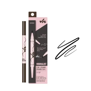 Minimalist 2-in-1 Eyeliner (01 Black)