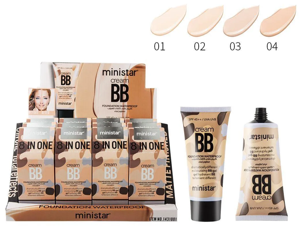ministar BB Cream Foundation Water Proof 8 in One