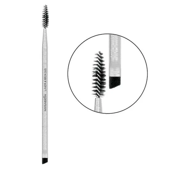 Mirabella Liner and Brow Duo Brush