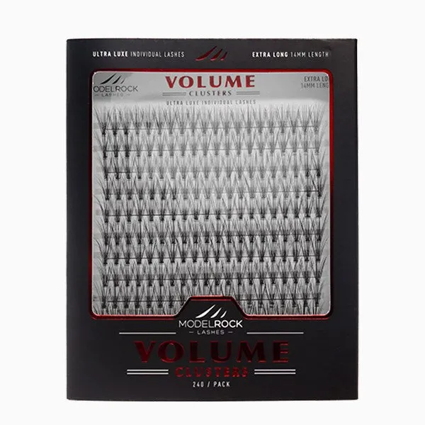 Modelrock Ultra Luxe Volume Cluster Lashes - EXTRA LONG 14mm - 240 Clusters