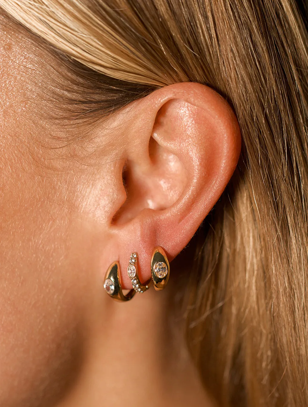 MONO BOUCLE D'OREILLE MINI SPARKLY HOOP