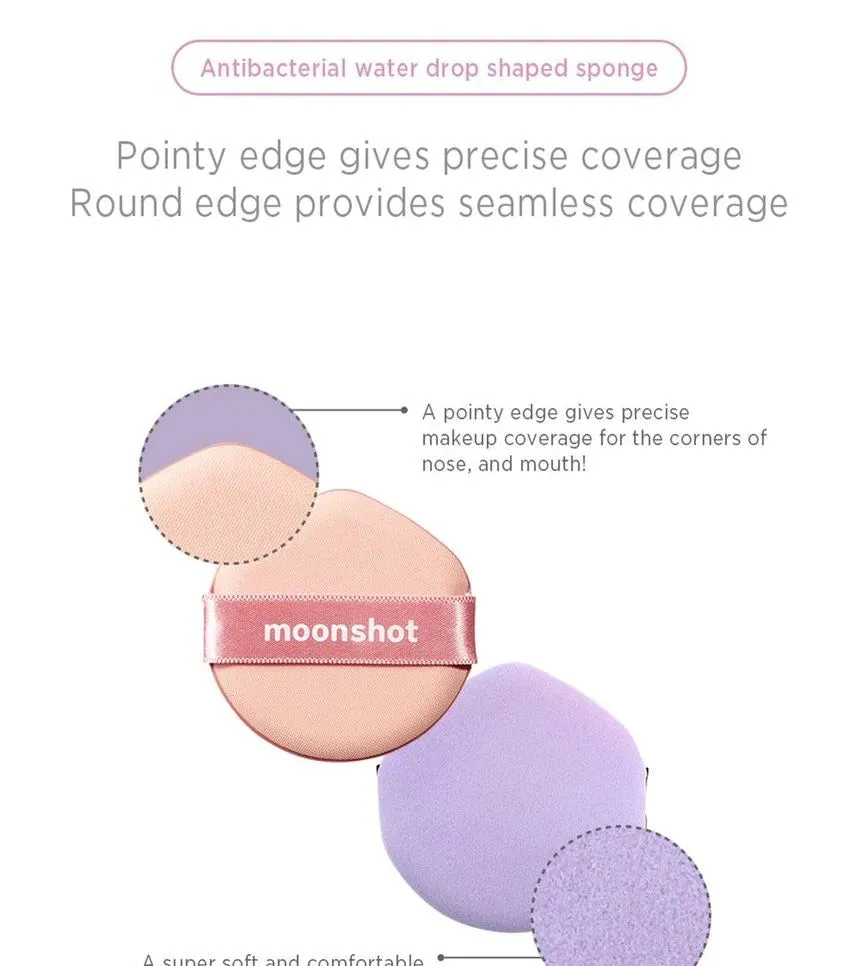 Moonshot Micro Glassyfit Cushion SPF50  PA**** 301 Honey 15g