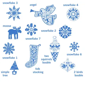 More Small Christmas Stamps