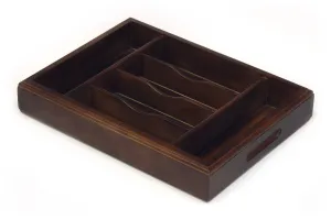Mountain Woods Brown 6-section Premium Organizer Tray - 16''