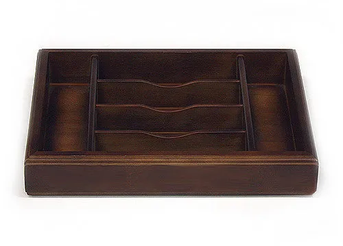 Mountain Woods Brown 6-section Premium Organizer Tray - 16''