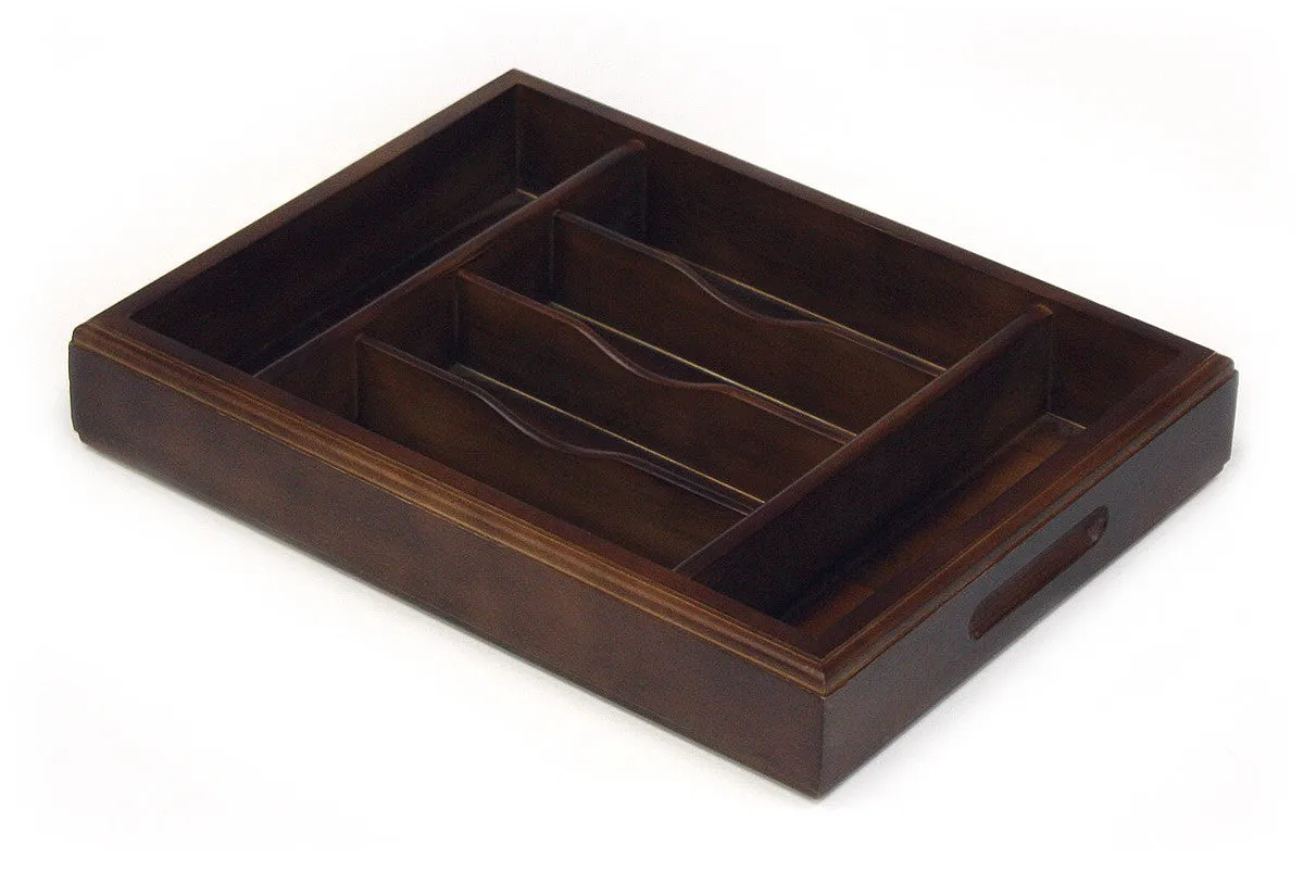 Mountain Woods Brown 6-section Premium Organizer Tray - 16''