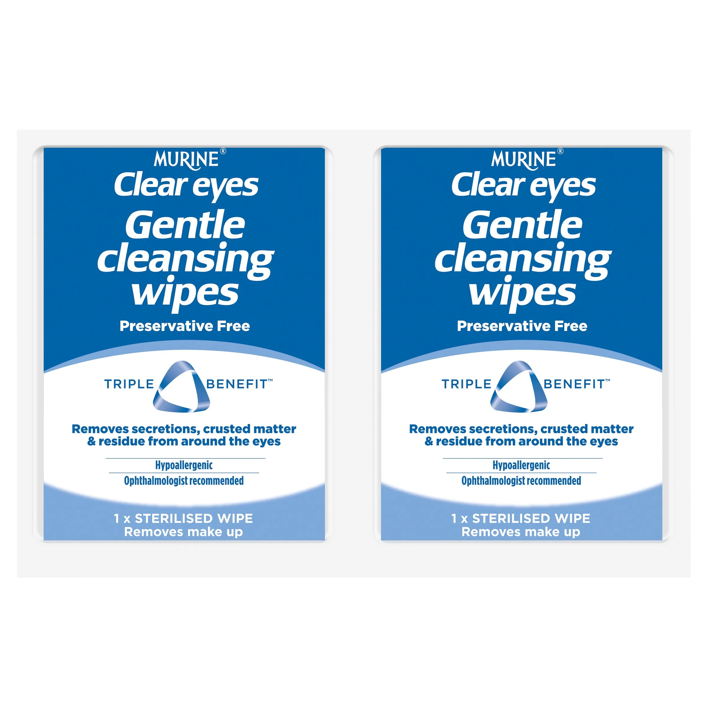Murine Clear Eyes Wipes 30 Pack