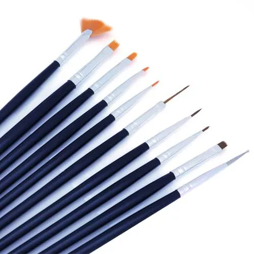 Nail Art Brush Set (10pcs)