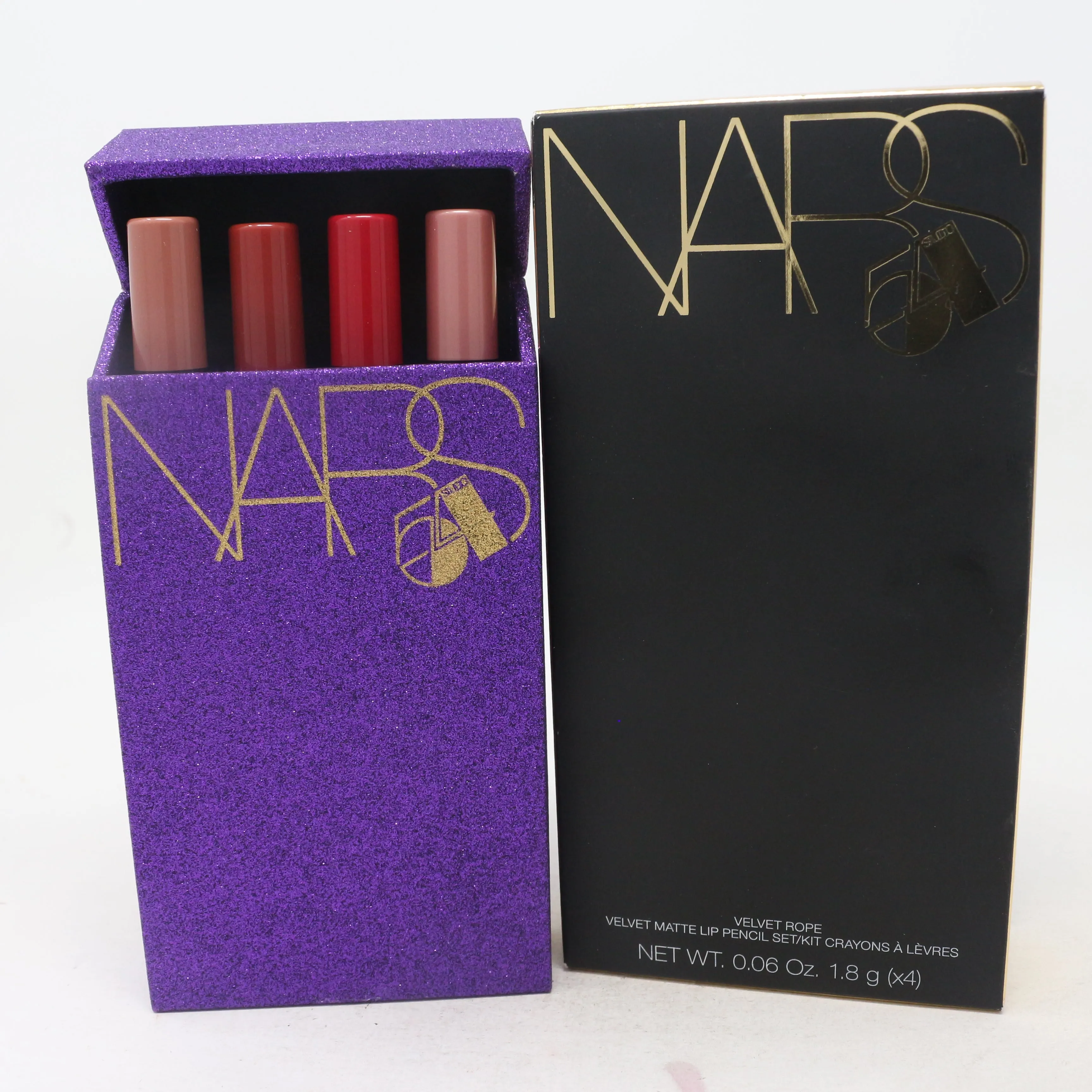 Nars Studio 54 Velvet Rope Velvet Matte Lip Pencil Set  / New With Box