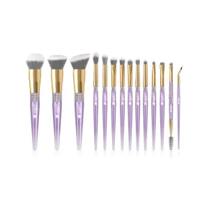 NATHALIE ESSENCE OF BEAUTY “Diamond 14 Piece Brush Set”
