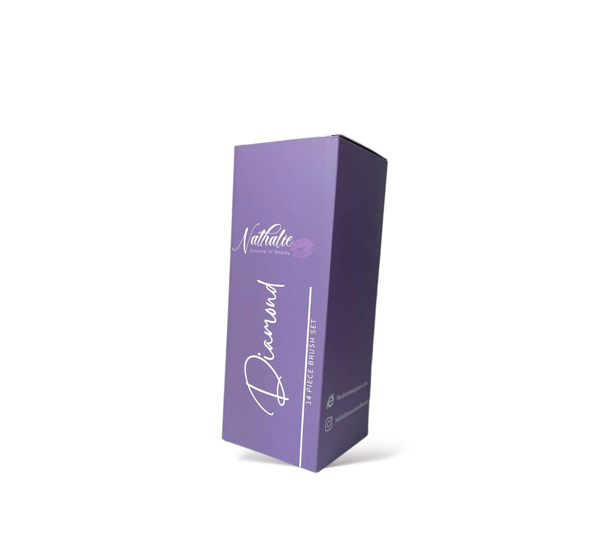 NATHALIE ESSENCE OF BEAUTY “Diamond 14 Piece Brush Set”