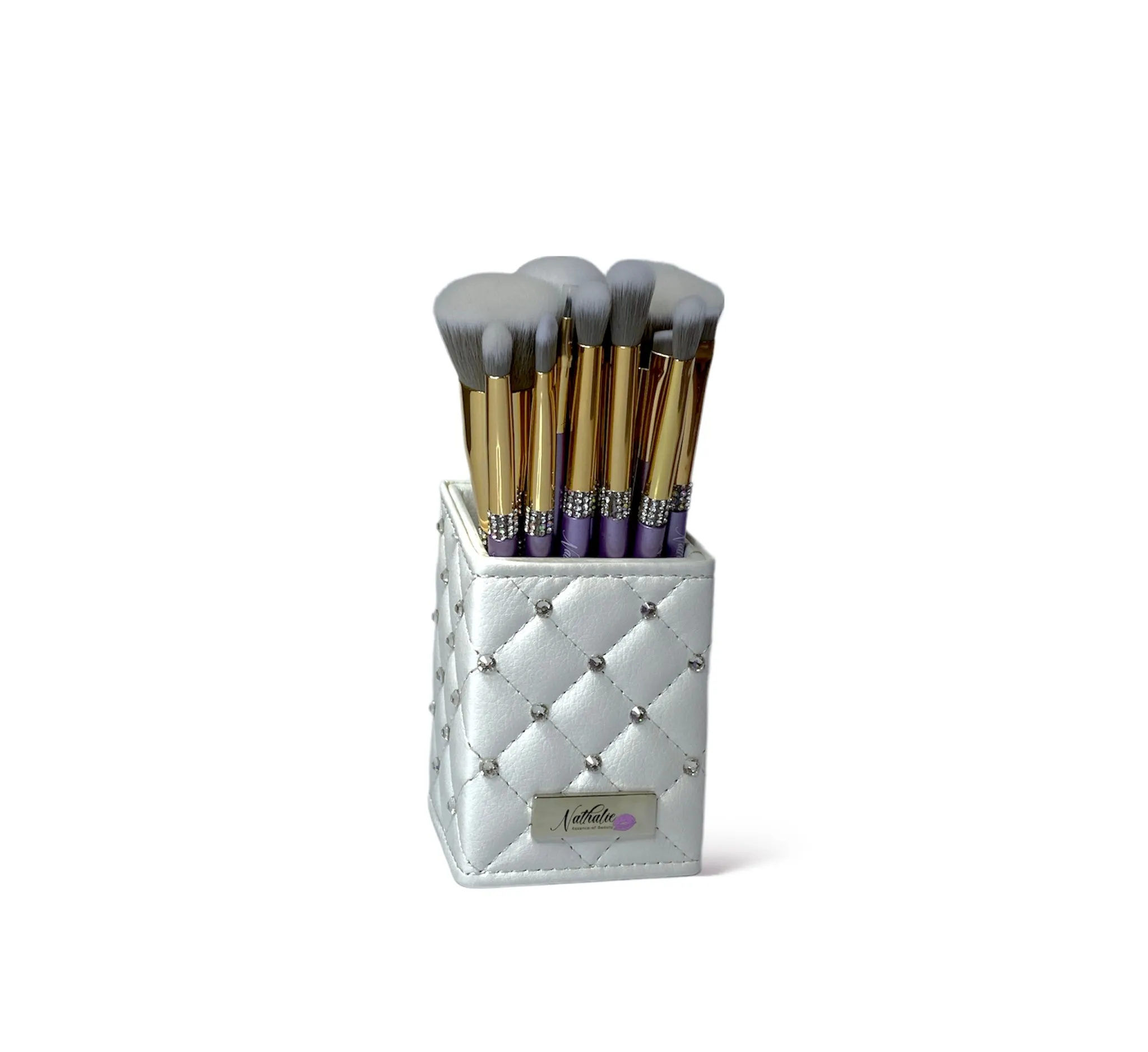NATHALIE ESSENCE OF BEAUTY “Diamond 14 Piece Brush Set”