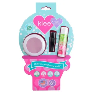 Natural Blush and Lip Shimmer Set - Pink Berry Glow
