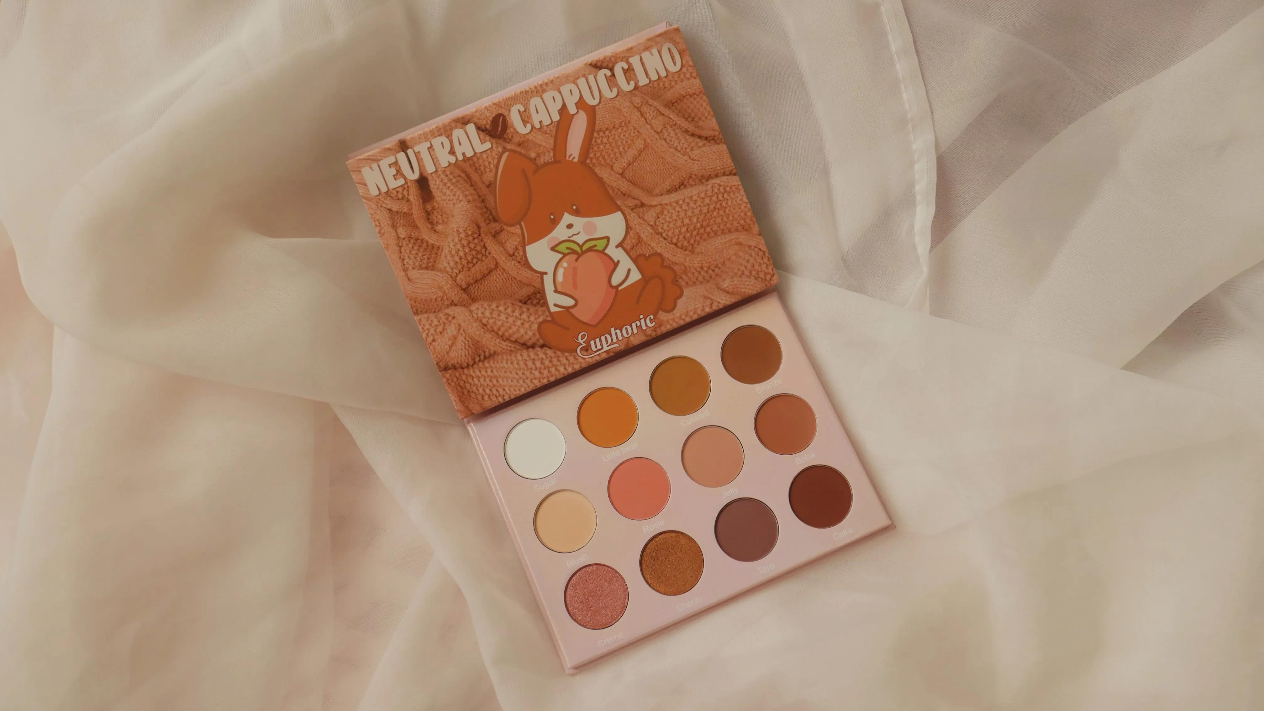 Neutral Cappuccino Eyeshadow Palette