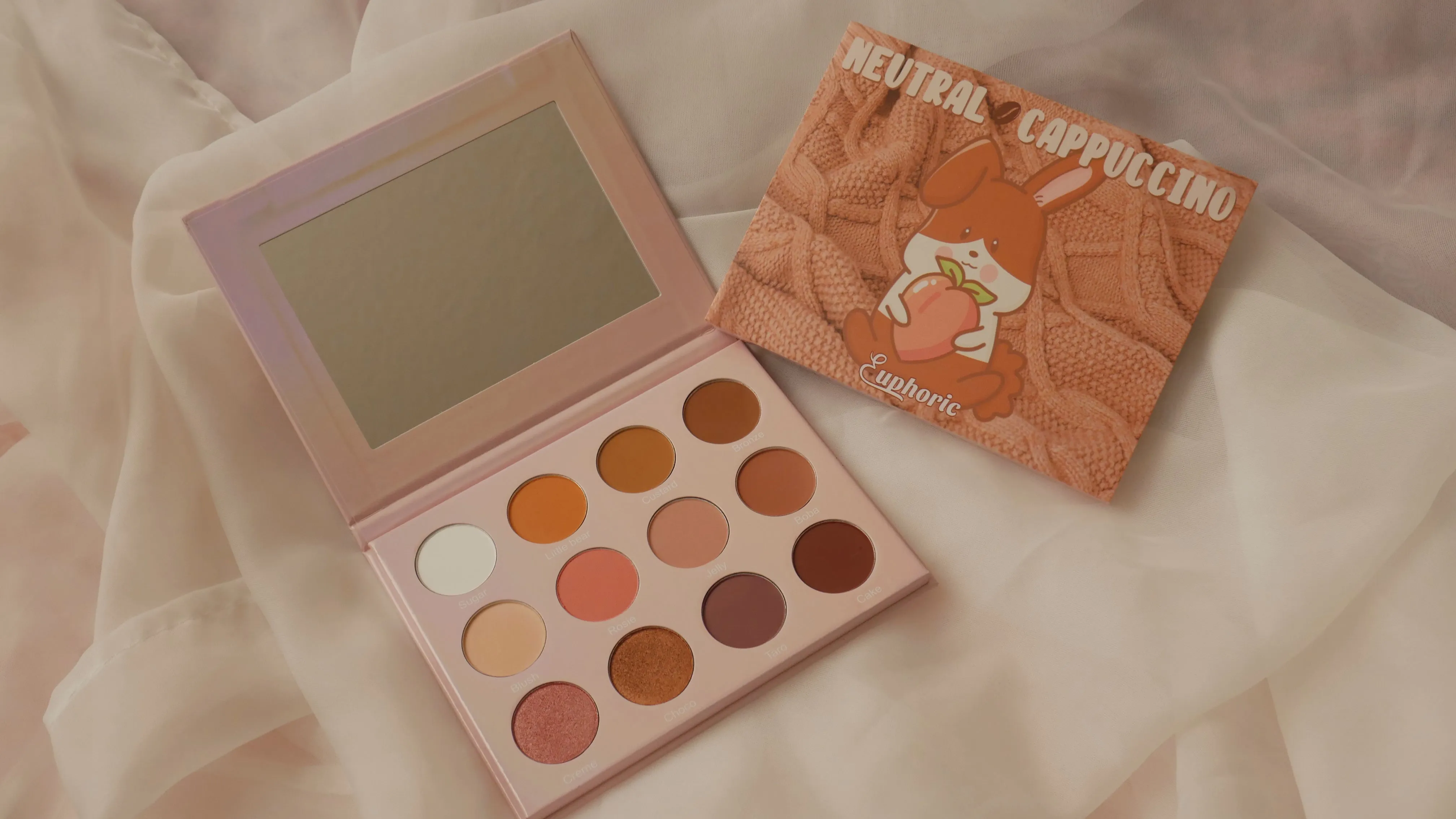Neutral Cappuccino Eyeshadow Palette