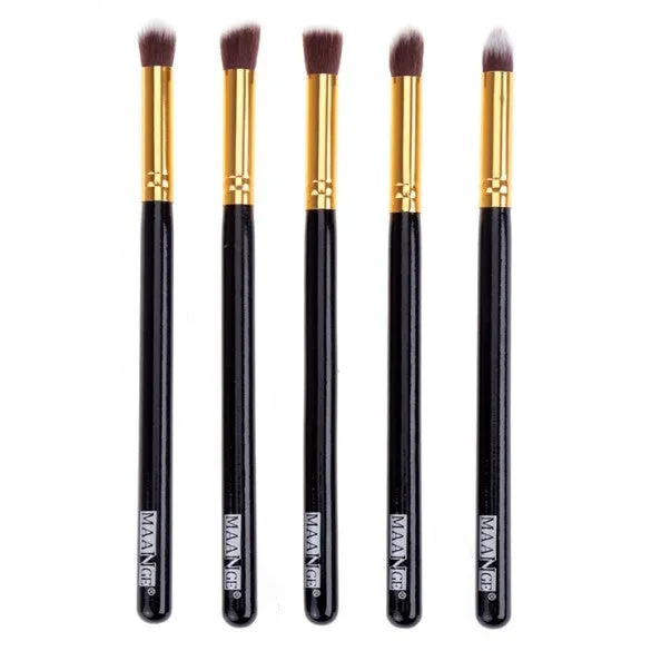 New 5PCS Makeup Cosmetic Tool Eyeshadow Foundation Makeup Brush Set