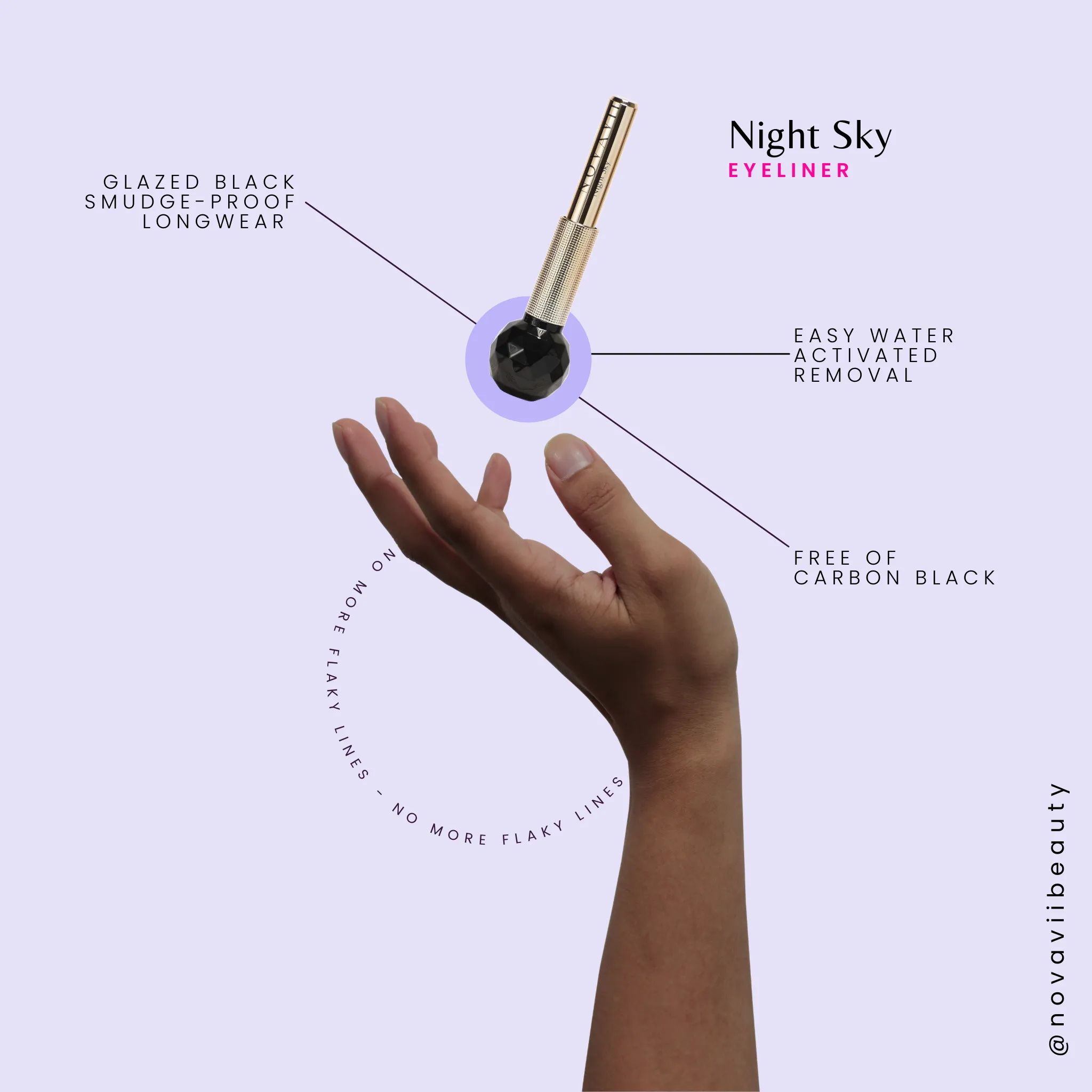 Night Sky - Eyeliner in Velvety Black