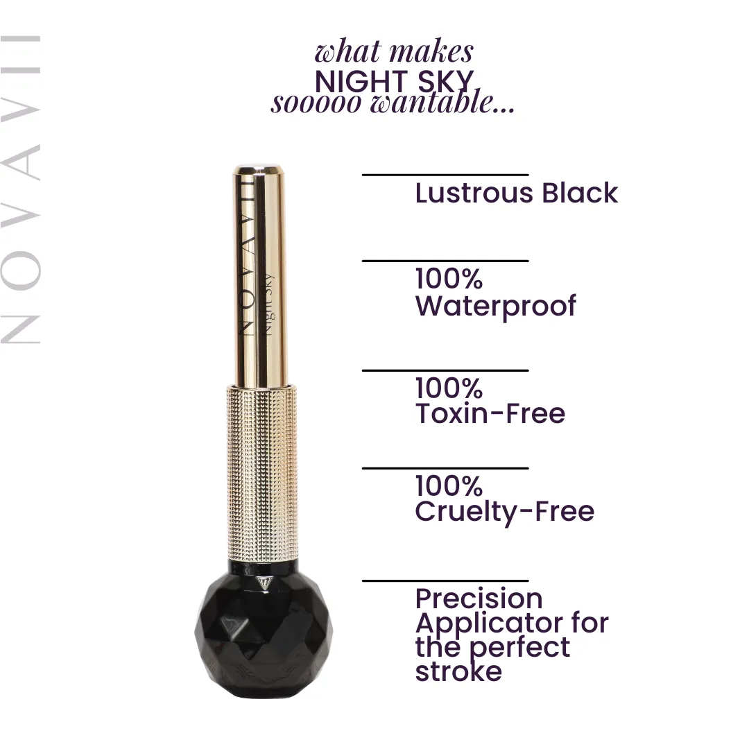 Night Sky - Eyeliner in Velvety Black