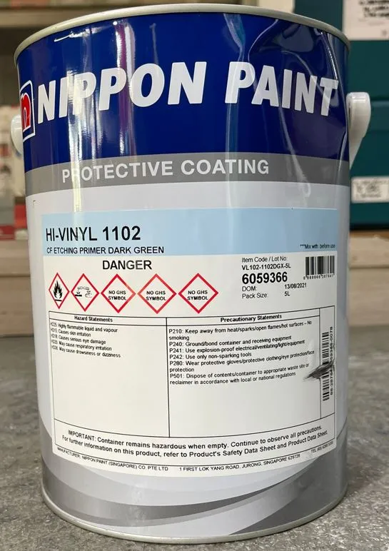 Nippon 5L Alkyd 1401 Red Oxide HB Primer | Model : NIP-A1401-5L