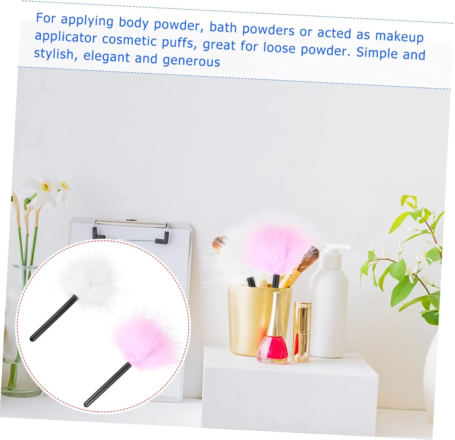 NOLITOY 3sets Soft Puff Face for Powder Fluffy Makeup Powder Case Loose Fit Me for Women Washable Comfortable 2pcs*3