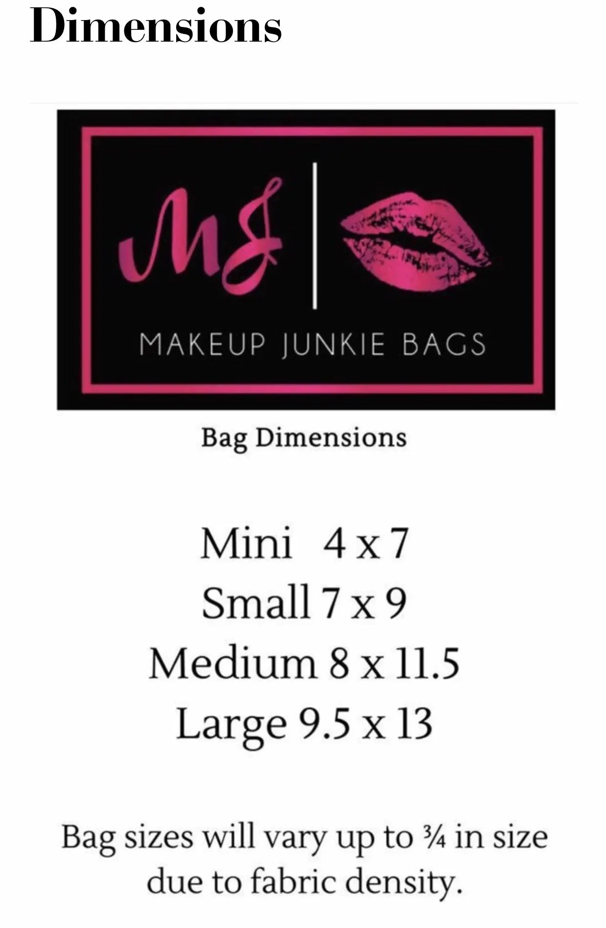 Nopal Serape Makeup Junkie Bags [4 Sizes]