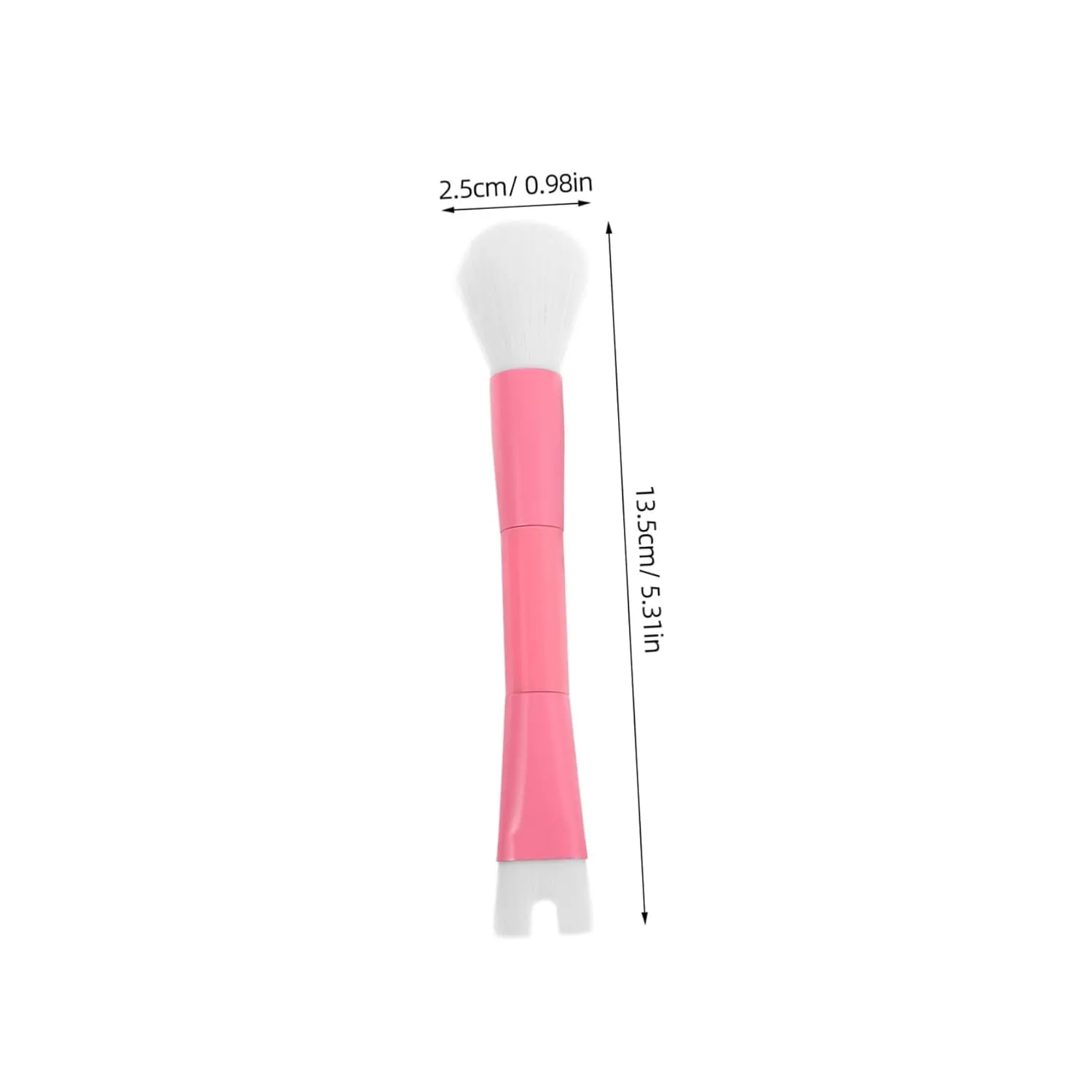 Nose Contour Makeup Brush Dual-ended Powder Applicator for High Nose Bridge Soft Bristles for Liquid Foundation Concealer Travel Makeup Tool