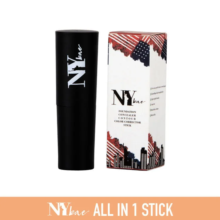 NY Bae All In One Stick| Foundation, Concealer, Contour, Colour Corrector| For Fair Skin| Flawless Texture| Natural SunNYside Up 20