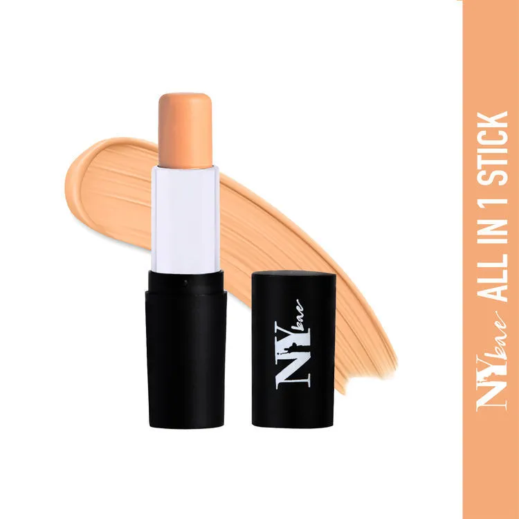 NY Bae All In One Stick| Foundation, Concealer, Contour, Colour Corrector| For Fair Skin| Flawless Texture| Natural SunNYside Up 20