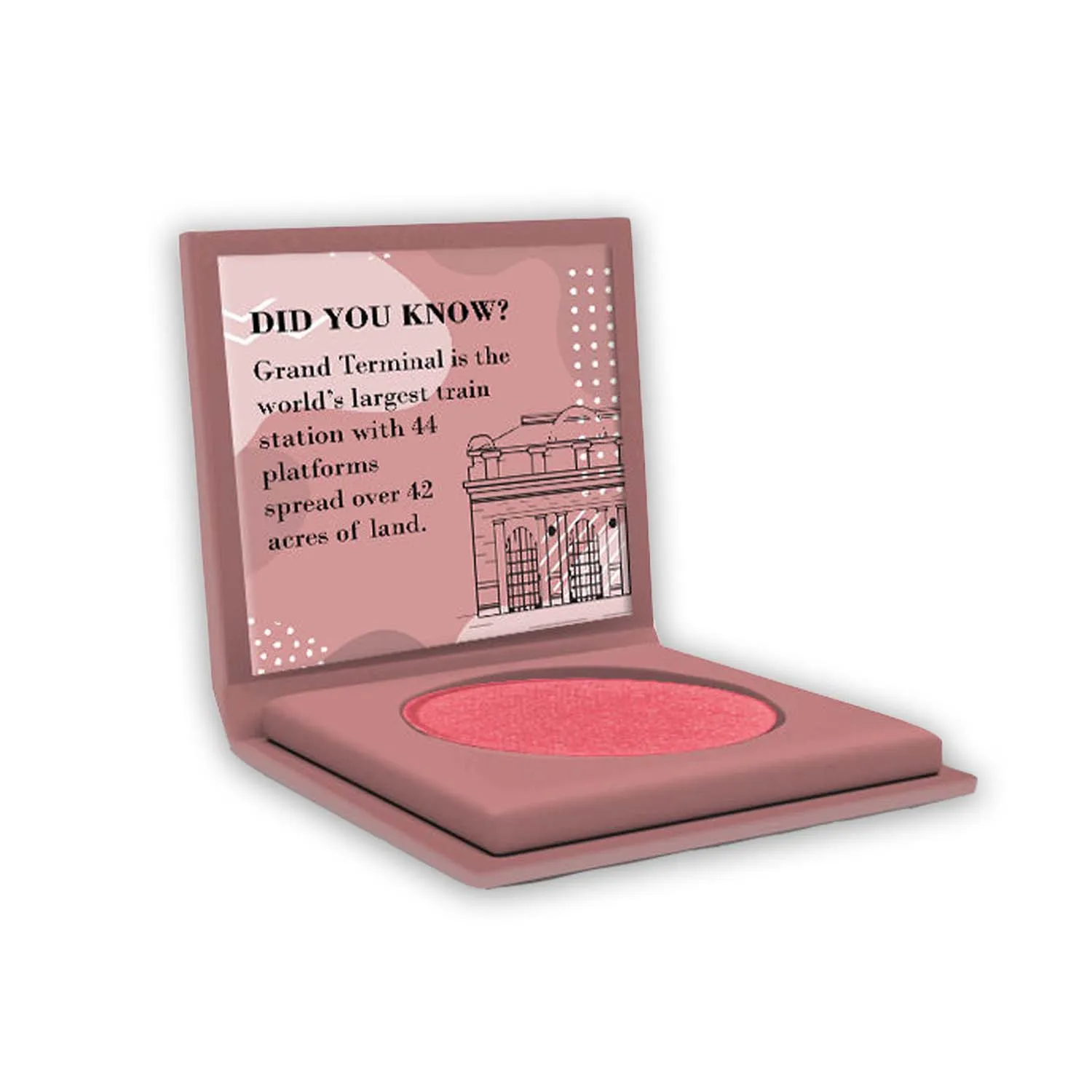 NY Bae Blinkin' Eyeshadow| Pink| Shimmer| Highly Pigmented- Grand Terminal 13 (1.2 g)